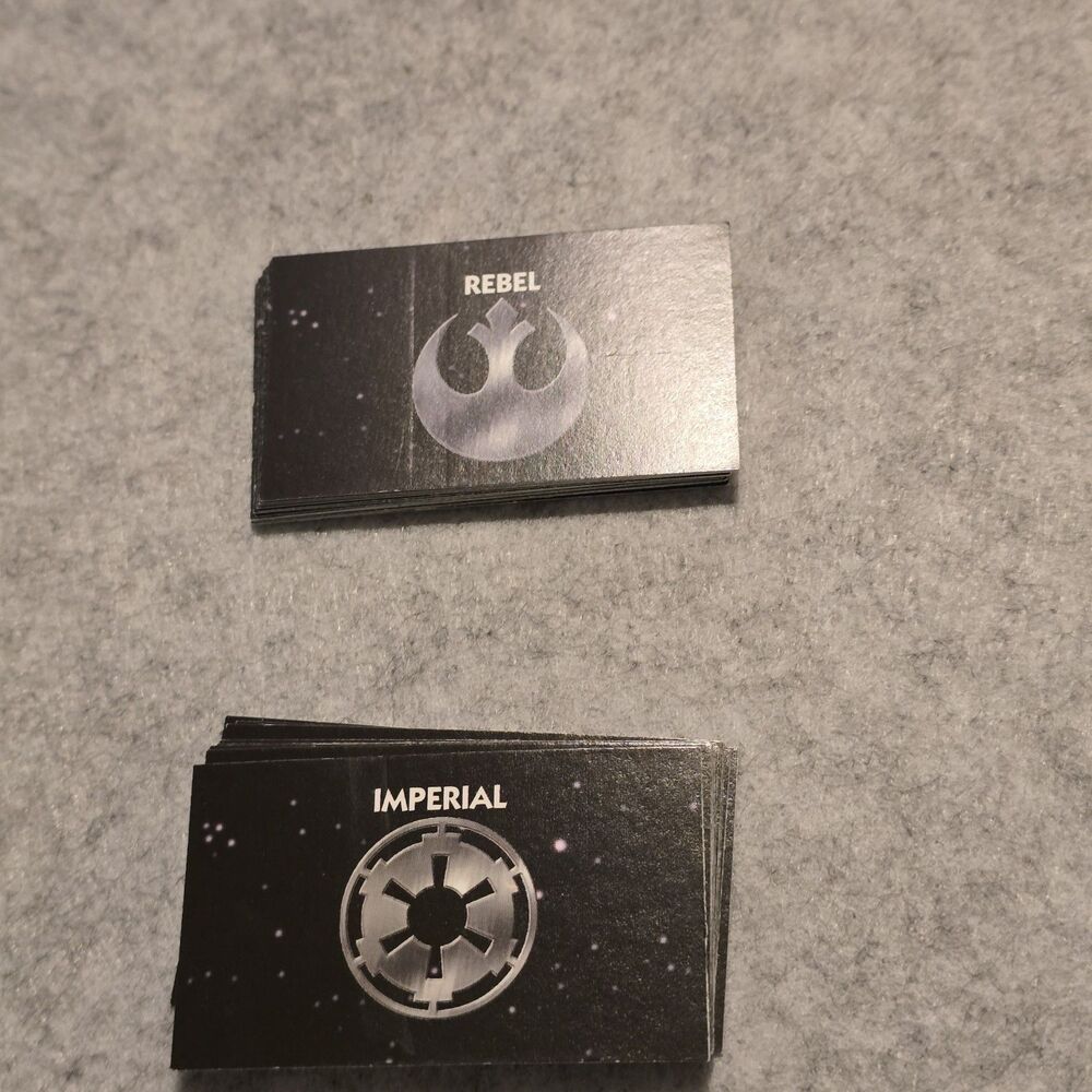 Monopoly Star Wars Limited Collector's Edition 32 Imperial / Rebel  Cards 1996